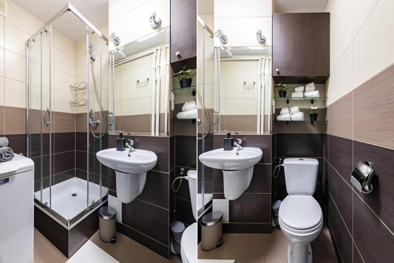 Superapart Saska 48A, Sleek 6Th-Floor Studio With Balcony & Elevator Access Varsóvia Exterior foto