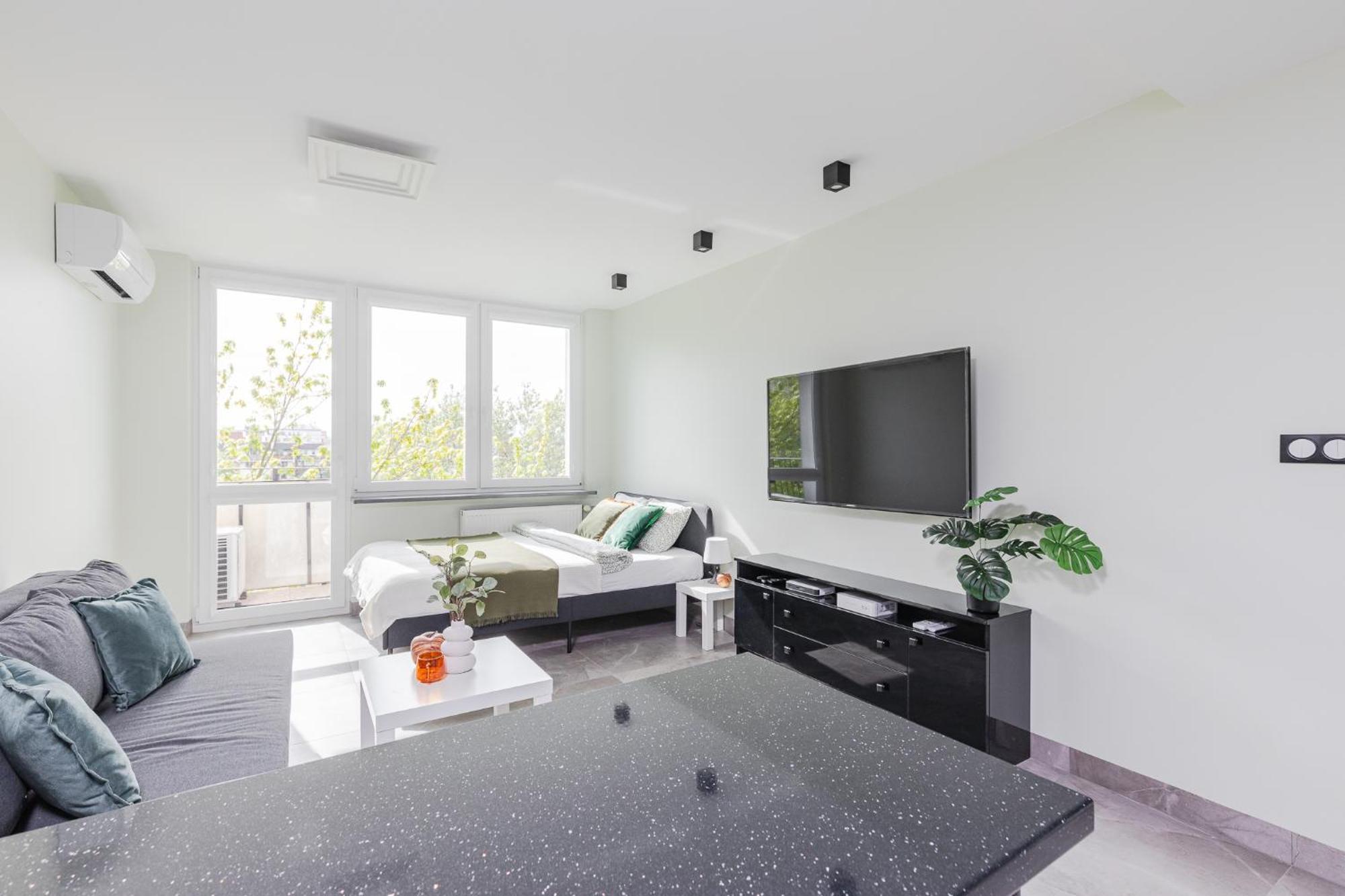 Superapart Saska 48A, Sleek 6Th-Floor Studio With Balcony & Elevator Access Varsóvia Exterior foto