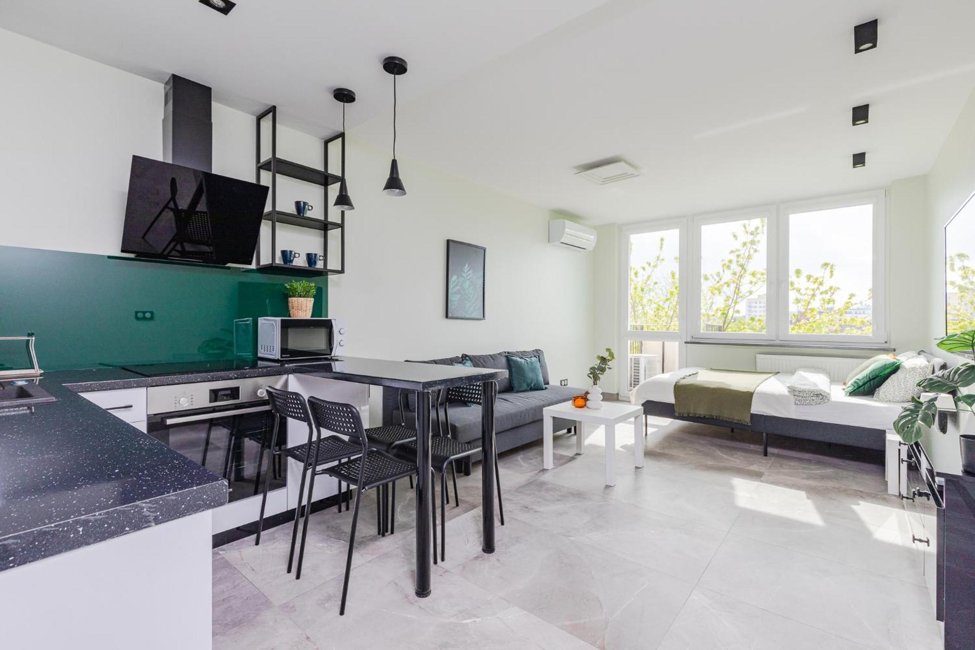 Superapart Saska 48A, Sleek 6Th-Floor Studio With Balcony & Elevator Access Varsóvia Exterior foto